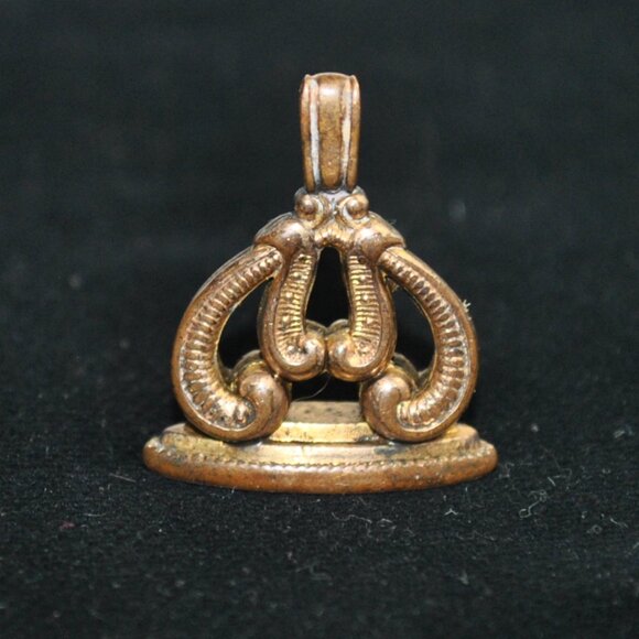 Antique Monogrammed "H.W.F." GF Watch Fox Wax Seal